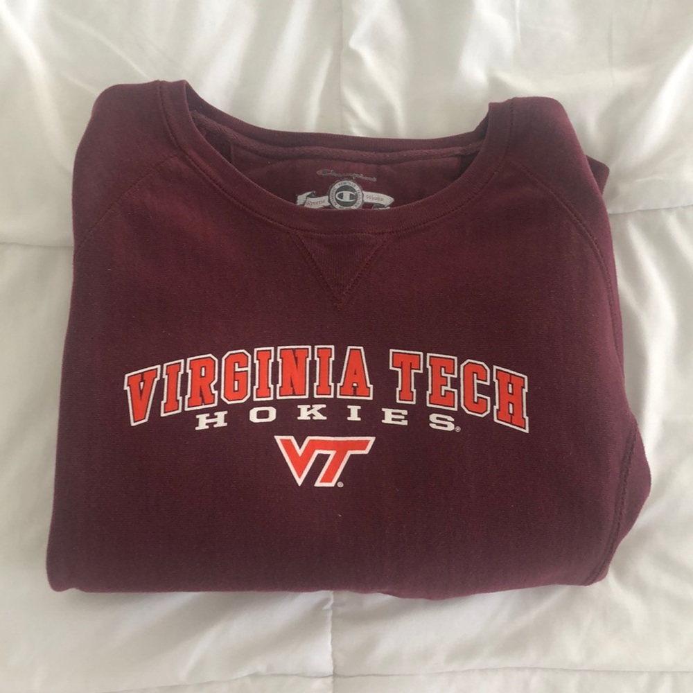 virginia tech crew neck